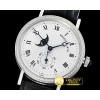브레게 Classique MoonPhase Ref.3300 Diam SS/LE Wht MY9015 Mod -BRE083A