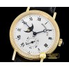 브레게 Classique MoonPhase Ref.3300 Diam YG/LE Wht MY9015 Mod -BRE083B