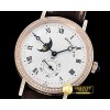 브레게 Classique MoonPhase Ref.3300 Diam RG/LE Wht MY9015 Mod -BRE083D
