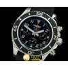브라이틀링 Superocean Abyss SS/RU Black/Org Jap Num OS20 -BSW0162D