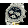 브라이틀링 Chronomat B01 GMT SS/SS Black Stick A7750 -BSW0178B