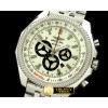 브라이틀링 Bentley Barnato Chrono SS/SS White A7750 Sec@3 -BSW0180A