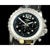 브라이틀링 Chronospace SS/LE Black A7750 28800bph -BSW0182A