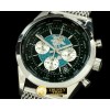 브라이틀링 TransOcean Unitime Chrono SS/SS Black Jap OS20 Qtz -BSW0186C