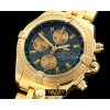 브라이틀링 Chronomat Evo YG/YG Blue Sticks A7750 28800bph -BSW0196L