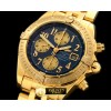 브라이틀링 Chronomat Evo YG/YG Blue Num A7750 28800bph -BSW0196N