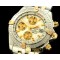 브라이틀링 Chronomat Evo SS/YG White Sticks A7750 28800bph -BSW0197A