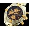 브라이틀링 Chronomat Evo SS/YG Brown Sticks A7750 28800bph -BSW0197F