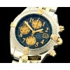 브라이틀링 Chronomat Evo SS/YG Blue Num A7750 28800bph -BSW0197G