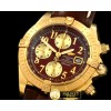 브라이틀링 Chronomat Evo YG/LE Brown Num A7750 28800bph -BSW0211F