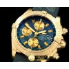 브라이틀링 Chronomat Evo YG/RU Blue Sticks A7750 28800bph -BSW0216A