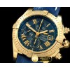 브라이틀링 Chronomat Evo YG/LE Blue Roman A7750 28800bph -BSW0216E