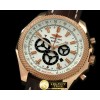 브라이틀링 Bentley Barnato Chrono RG/LE White A7750 Sec@3 -BSW0239A