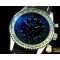 브라이틀링 Navitimer Cosmonaute SS/LE Black/Grn Jap OS20 Qtz -BSW0243C