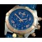 브라이틀링 Chronomat B01 SS/YG/LE Blue Roman Jap OS20 Qtz -BSW0266E