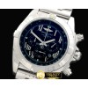 브라이틀링 Chronomat B01 SS/RU Black Roman Jap OS20 Qtz -BSW0270B