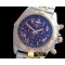 브라이틀링 Chronomat B01 SS/YG TT Brown Roman Jap OS20 Qtz -BSW0272B