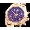 브라이틀링 Chronomat B01 RG/RG Brown Roman Jap OS20 Qtz -BSW0273C
