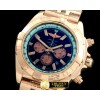 브라이틀링 Chronomat B01 RG/RG Black Stick Jap OS20 Qtz -BSW0273E