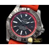 브라이틀링 Avenger II GMT BlackSteel DLC/TI/NY Blk/Red GF A2836 -BSW0340