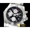 브라이틀링 Avenger II Chronograph 43mm SS/SS Blk/Wht GF A7750 -BSW0350D