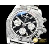 브라이틀링 Chronomat B01 SS/SS Black/Stick GF Asia 7750 Mod -BSW0362B