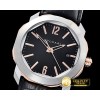 불가리 Octo Solotempo Automatic SS/LE Black/RG Asia 23J Mod -BVG0066B
