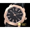 불가리 Octo Solotempo Automatic RG/LE Black Asia 23J Mod -BVG0068A