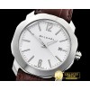 불가리 Octo Solotempo Automatic SS/LE White Asia 23J Mod -BVG0069A