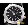 불가리 Octo Solotempo Automatic RG/SS/LE Black Asia 23J Mod -BVG0069C