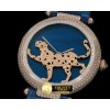 까르띠에 Panthere de Cartier Ladies RG/LE Blue Swiss Qtz -CAR0224B