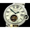 까르띠에 Ballon de Cartier XL Tourbillon SS/SS White FTour -CAR0232B