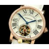 까르띠에 Ronde de Cartier Tourbillon RG/LE White Asian 2813 -CAR0240C