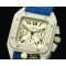 까르띠에 Santos 100 Chrono SS/Diam Men Asia 7750 28800bph -CAR0256A
