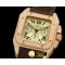 까르띠에 Santos 100 Chrono RG/Diam/LE White A7753 -CAR0257