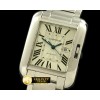 까르띠에 Tank Anglaise Mid SS/SS White Swiss Eta 2671 -CAR0261A