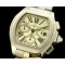 까르띠에 XXL Roadster Chrono SS/SS White 7753 -CAR0263