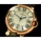 까르띠에 Ballon De Cartier Mid SS/SS White Swiss Eta 2671 -CAR0264