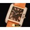 까르띠에 Tank Anglaise Mid RG/LE Black Swiss Eta 2671 -CAR0271B