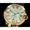 까르띠에 Ballon Bleu de Cartier Men RG/LE White Swiss Qtz -CAR0279A