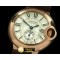 까르띠에 Ballon Bleu de Cartier Ladies RG/LE White Swiss Qtz -CAR0281A