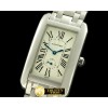 까르띠에 Tank Amercian SS/SS White Jap Quartz -CAR0284