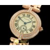 까르띠에 Must De Cartier Ronde RG/RG/Diam OffWhite Jap Quartz -CAR0287B