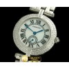 까르띠에 Must De Cartier Ronde SS/SS/Diam White Jap Quartz -CAR0288B
