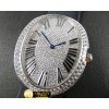 까르띠에 Baignoire Ladies SS/ST Diam/Roman Swiss Qtz -CAR0289A