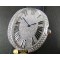 까르띠에 Baignoire Ladies SS/ST Diam/Roman Swiss Qtz -CAR0289A