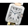 까르띠에 Tank Anglaise Men SS/RG White Miyota 9015 -CAR0295A