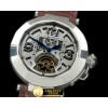 까르띠에 Pasha Tourbillon 32mm SS/LE White Miyota 9015 -CAR0313A