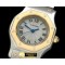 까르띠에 Ladies Original Santos SS/YG White Swiss Quartz -CAR0315A