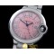 까르띠에 Ballon De Cartier Ladies SS/SS Pink Roman Miyota -CAR0331B